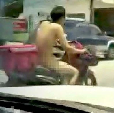 泰国“光猪熊猫”？男子裸体送餐上热搜被罚款500泰铢