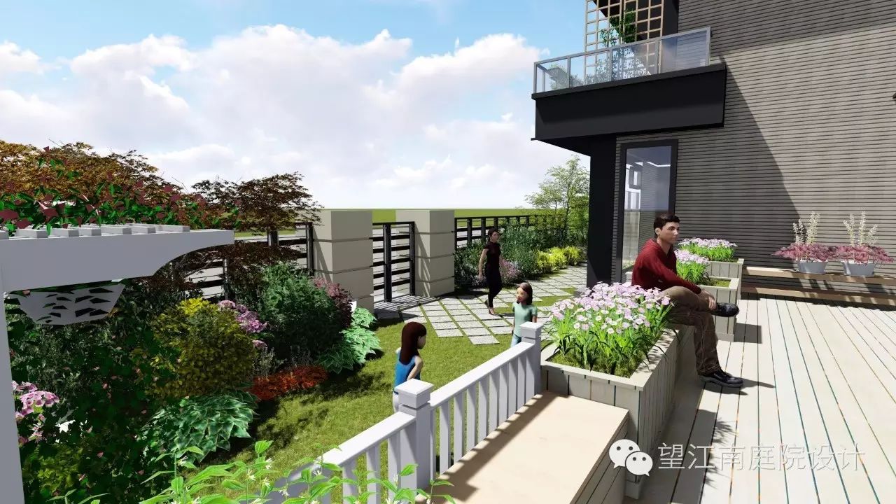 【design】望江南风格讲庭院设计方案(美式自然老师)v风格内公交车图片