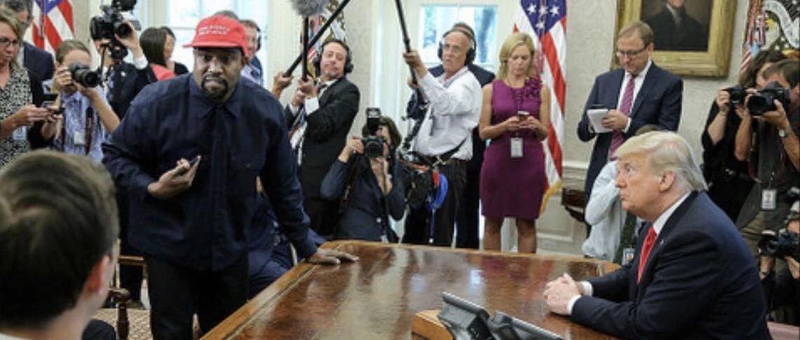 Kanye West Meets President Donald Trump at the White House