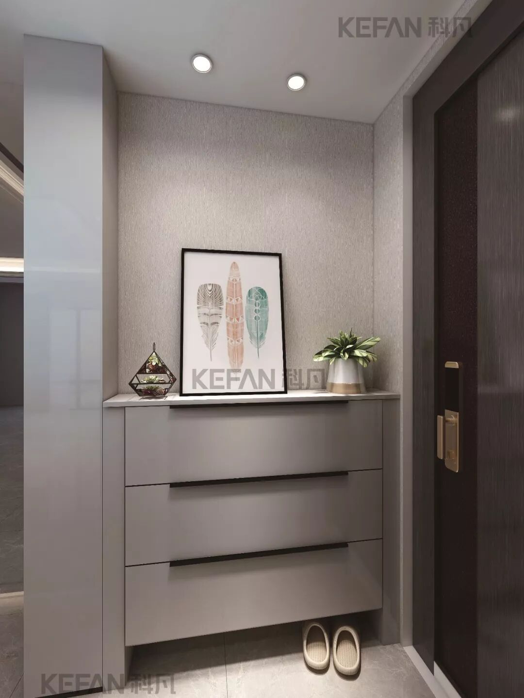 科凡家居图片 美翻天的玄关效果图_6