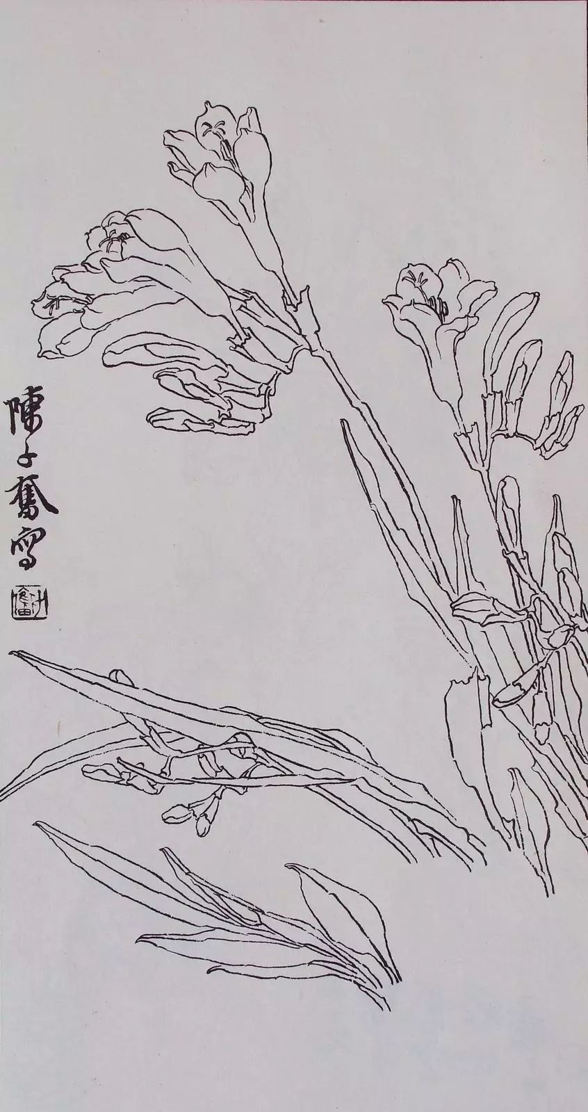 没骨画研究之线意写形单元课题招生简章