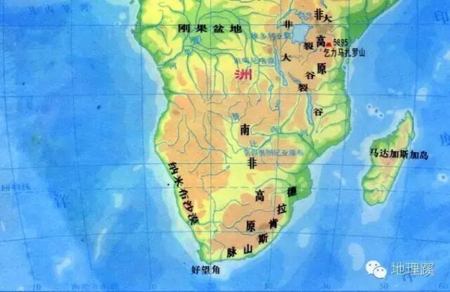 好望角地理位置_好望角地处什么洋_好望角地形图