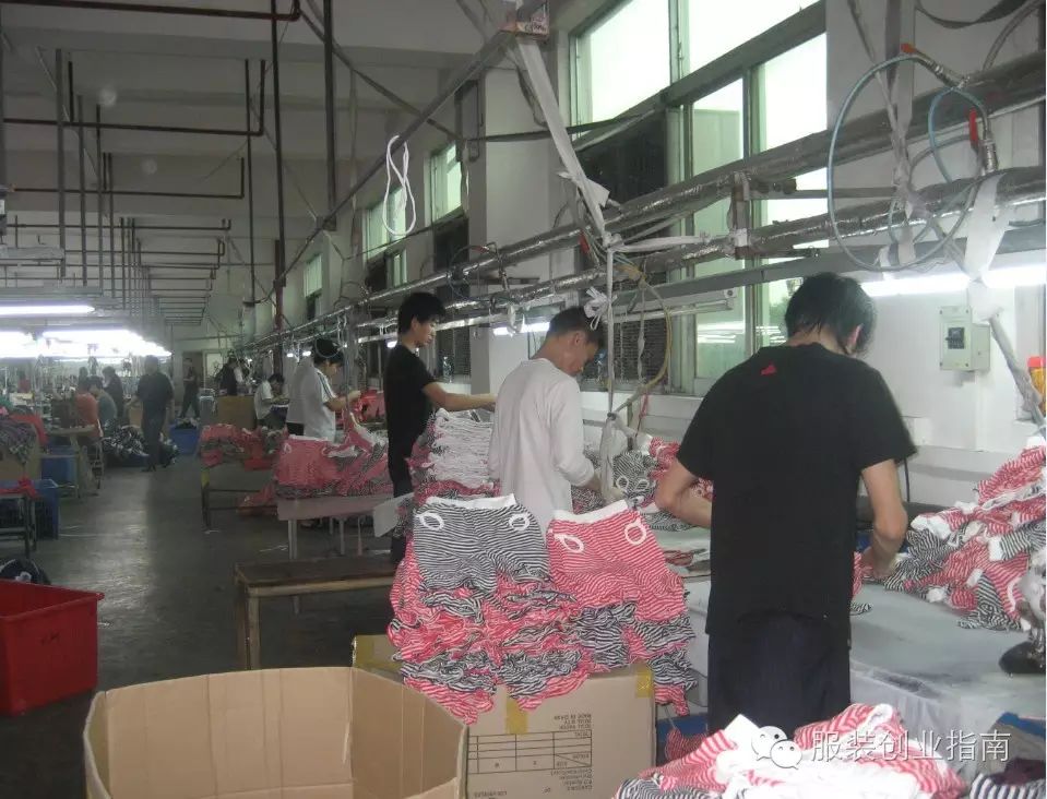 一件漂亮衣服的生产过程