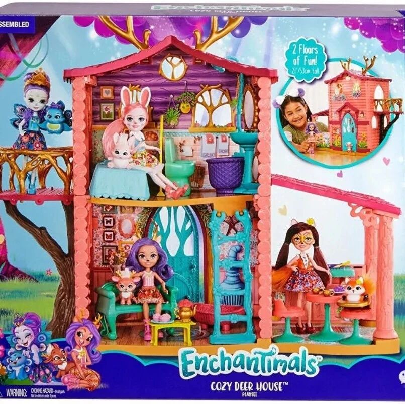 enchantimals cosy deer house