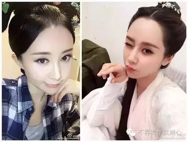 杨紫、舒畅活似双胞胎?撞完脸撞发型,比比谁赢了?