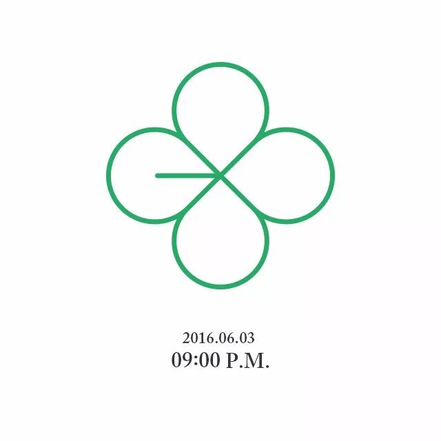 另一首主打《lucky one》的logo的外框则变为四叶草形状,象征幸运