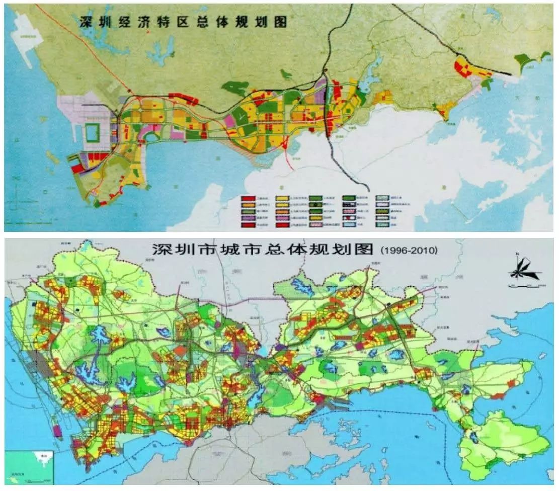 以深圳为例,也是本院做的规划(图10).图片