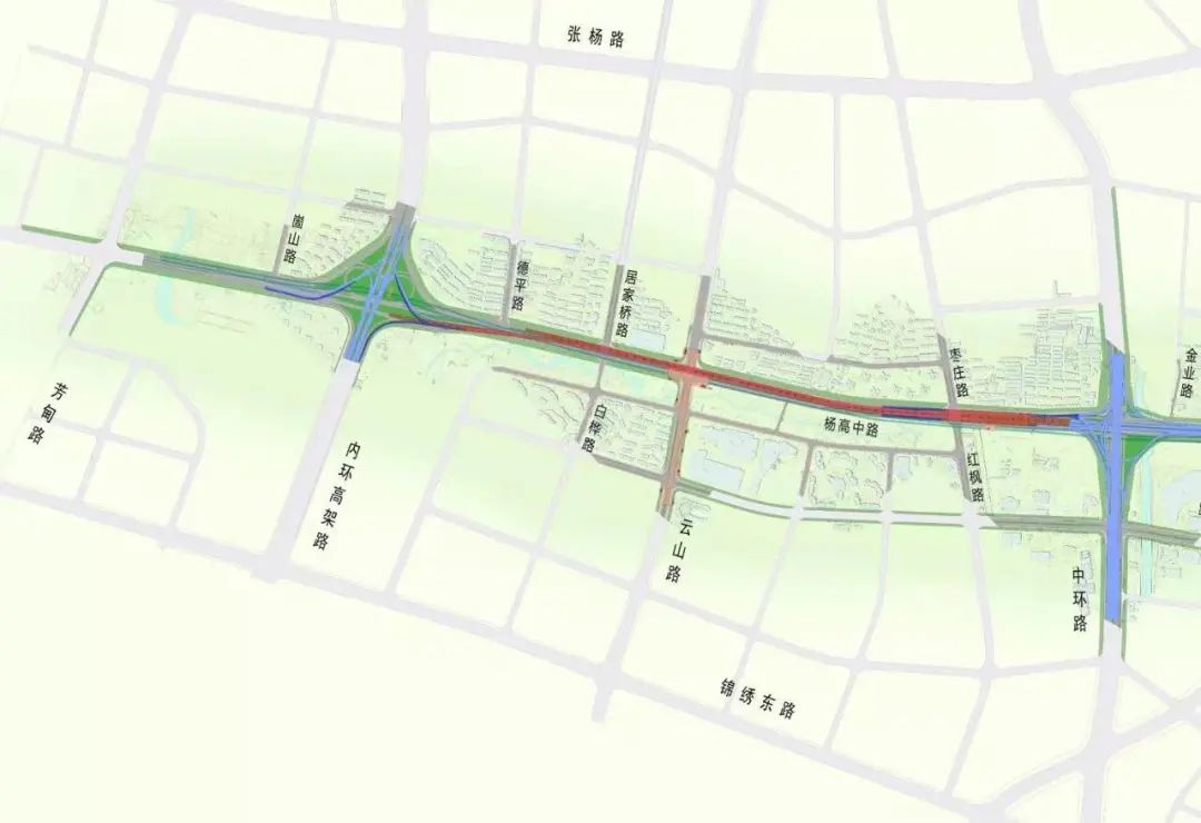 【提示】杨高中路(罗山路立交—中环立交)改建工程迎来重要节点!