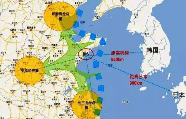 约8445平方公里,天然港湾49处,海岸线长约711公里;青岛地理位置优越