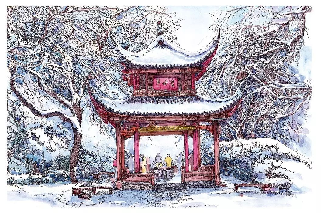 手绘美丽中国华夏名胜篇