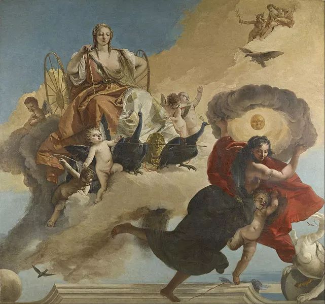 名画入门提埃波罗德国维尔兹堡主教宫天顶画1751年修订版