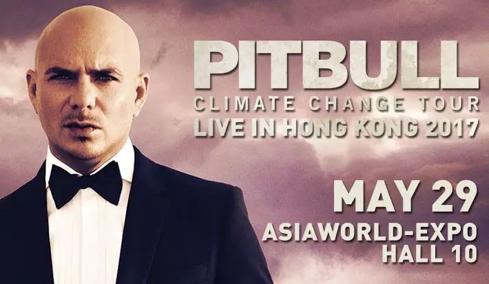 嘻哈巨星Pitbull 2017香港演唱会