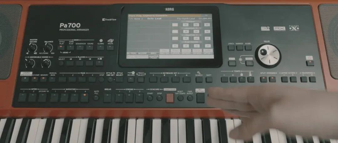 KORG Pa编曲键盘极速教程-在伴奏的不同段落获取不同的音量