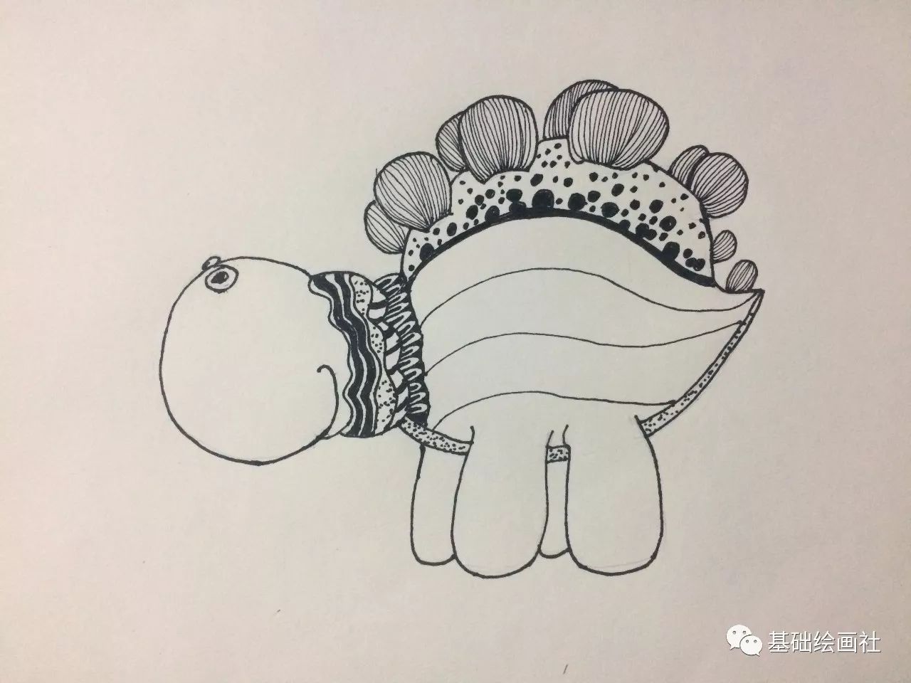 一幅黑白线描装饰画的教程