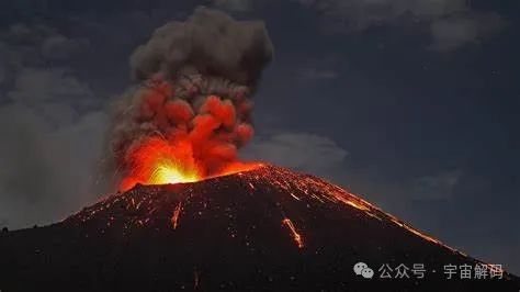 苏门答腊海岸正在喷发的喀拉喀托火山 | 必应壁纸｜必应美图