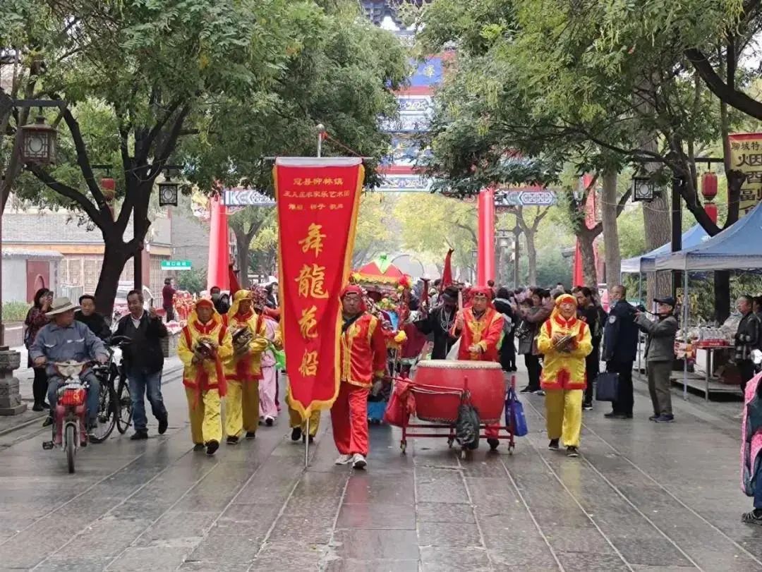 聊城水上古城非遗文化庙会1月1日盛大开幕民俗庙会小吃汉服巡演吃喝