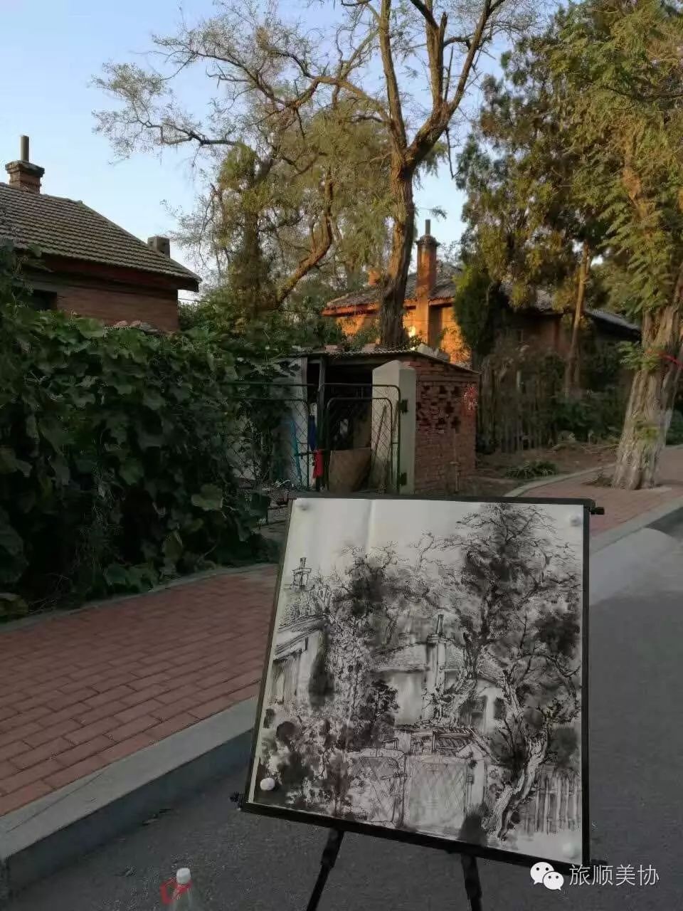 旅顺美协三周年庆暨太阳沟写生展的通知