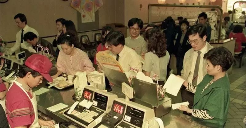 80年代的香港快餐店