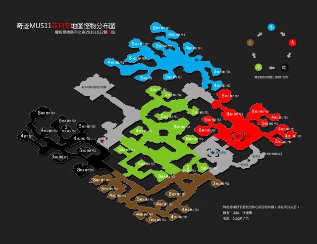 [s12攻略] 尼克西斯之湖怪物分布图