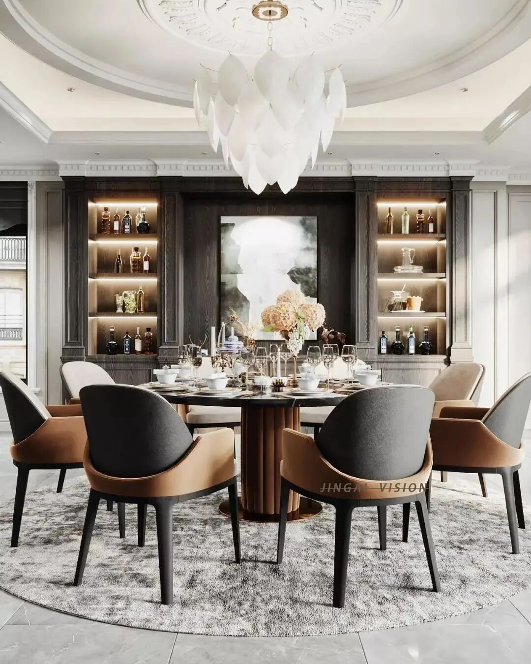 轻奢酒柜，展现迷人时尚感_15