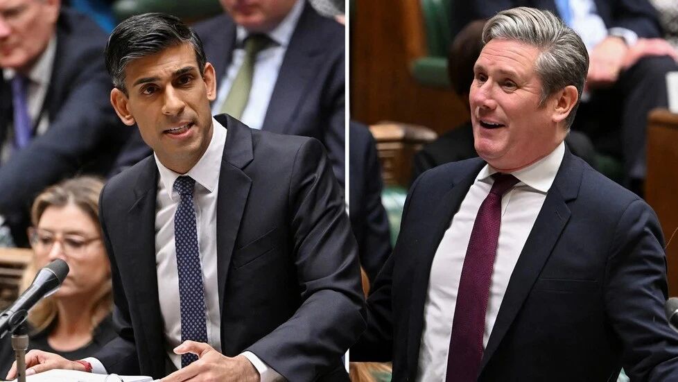 关于“聚会门”和通货膨胀，苏纳克和斯塔默进行了激烈的争论！