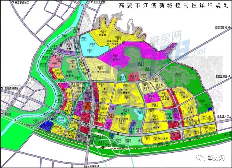 江滨新城肇庆土拍再加码11千顷新城首推纯商业地块高速路和环城线划门