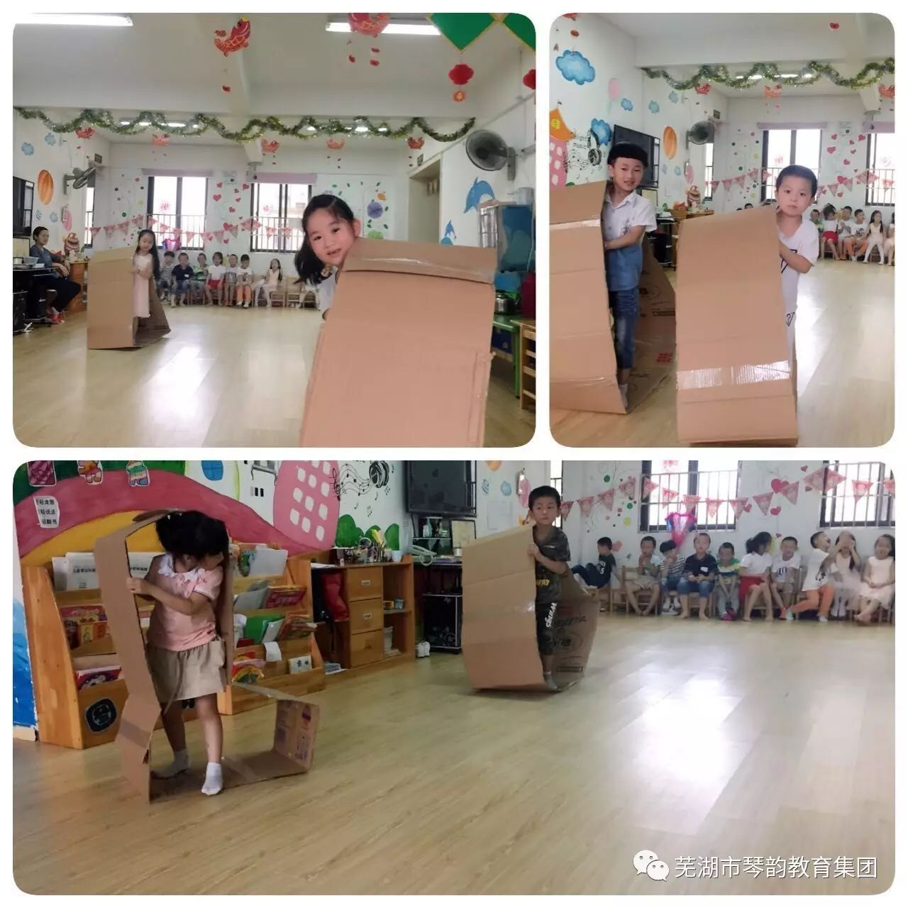 琴韵幼儿园的教师们充分挖掘活动形式,丰富游戏材料,探索一物多玩的