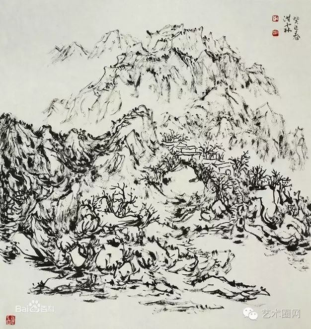 一纸浑厚苍茫,满卷正大气象 ——读张宏林的焦墨山水画作