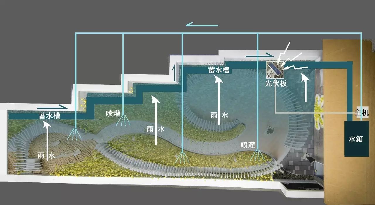 雨水收集系统示意图