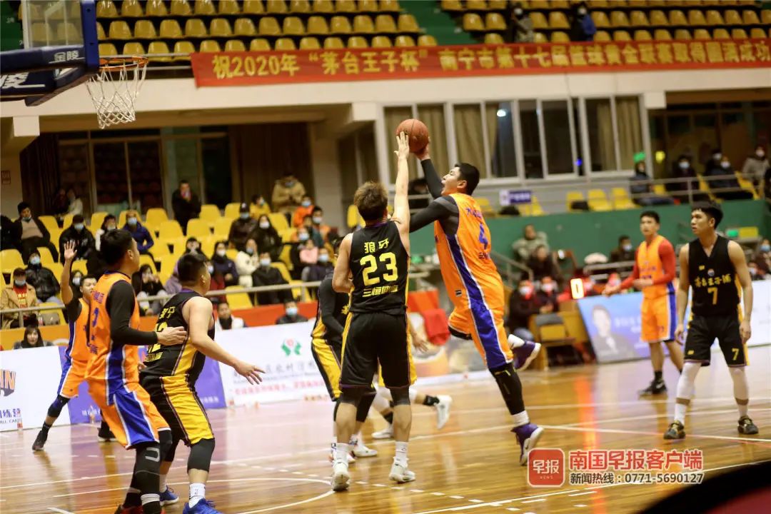新一季南宁市篮球联赛战罢，广西大秦重夺桂冠