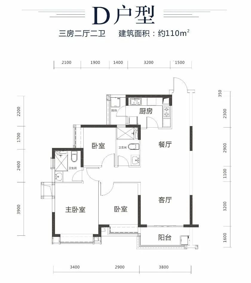 (户型图)有房有车有位才完美肇庆恒大城半山悦湖美宅建面约95-110㎡