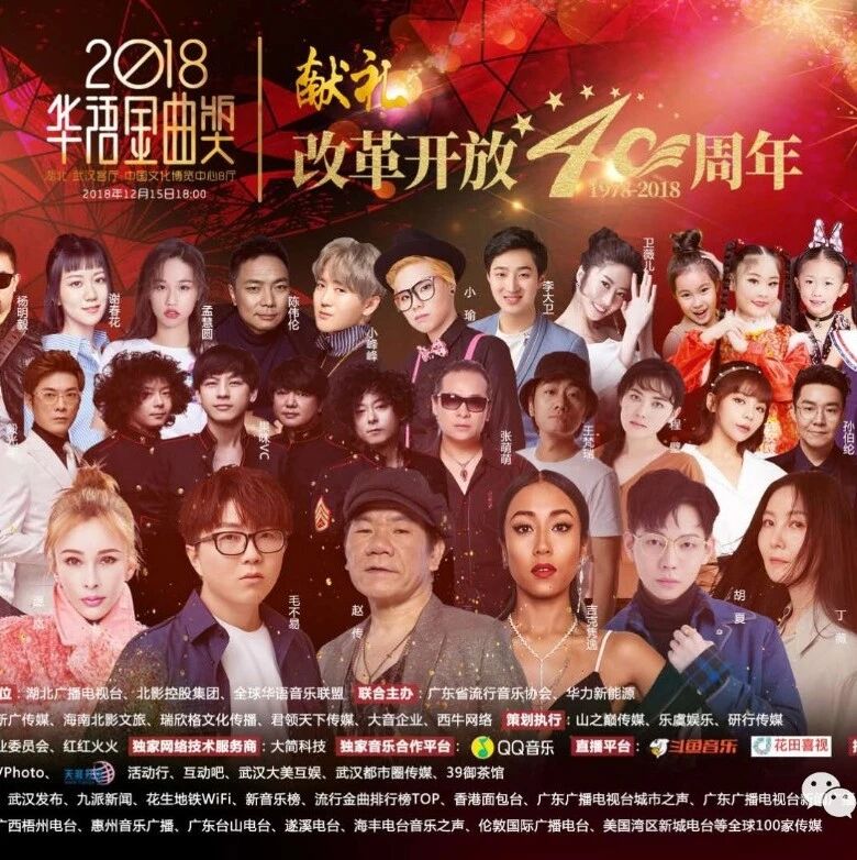 2018华语金曲奖获奖名单