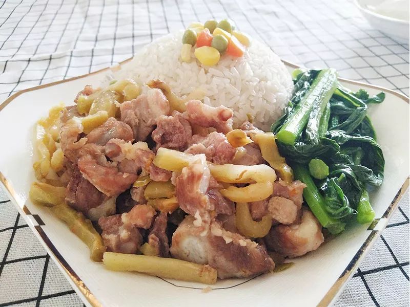 饭食蒸榨菜排骨谱宝宝三图片