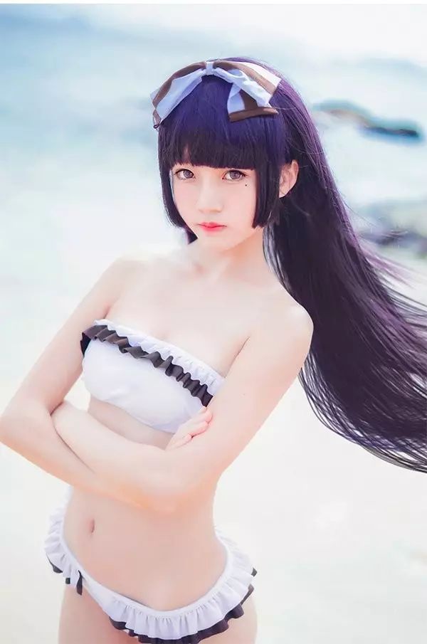 我的妹妹不可能那麼可愛裸足少女水著cosplay 動漫 第19張