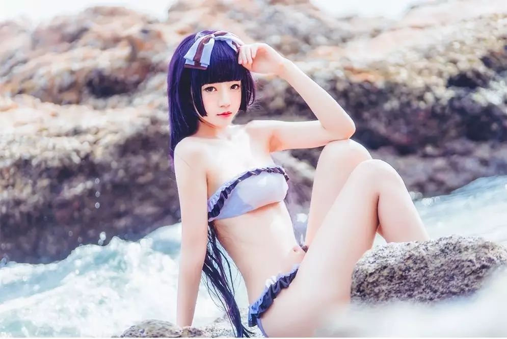 我的妹妹不可能那麼可愛裸足少女水著cosplay 動漫 第1張