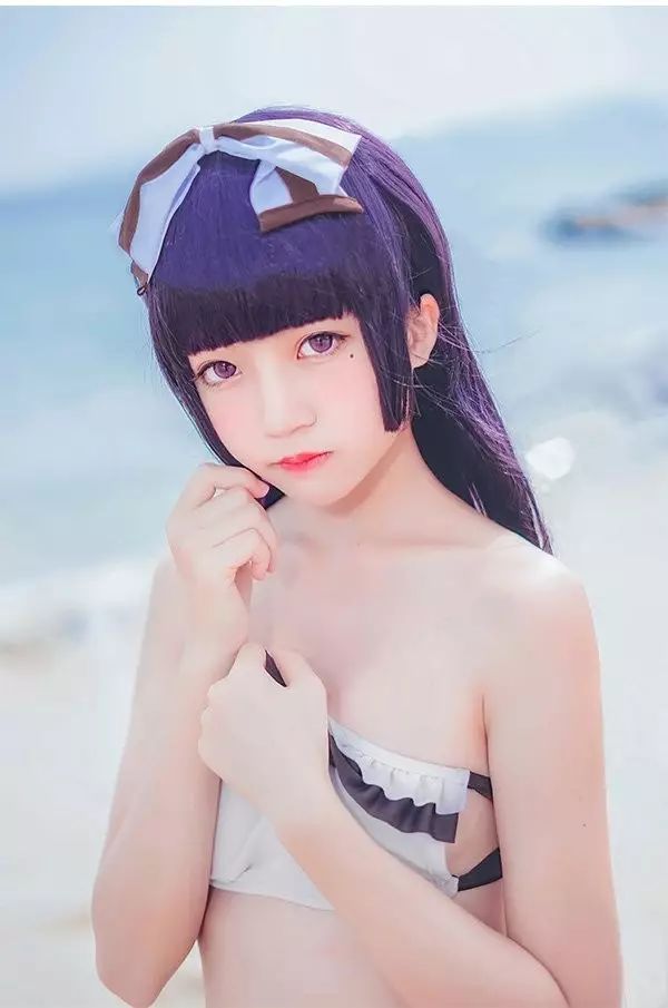 我的妹妹不可能那麼可愛裸足少女水著cosplay 動漫 第3張