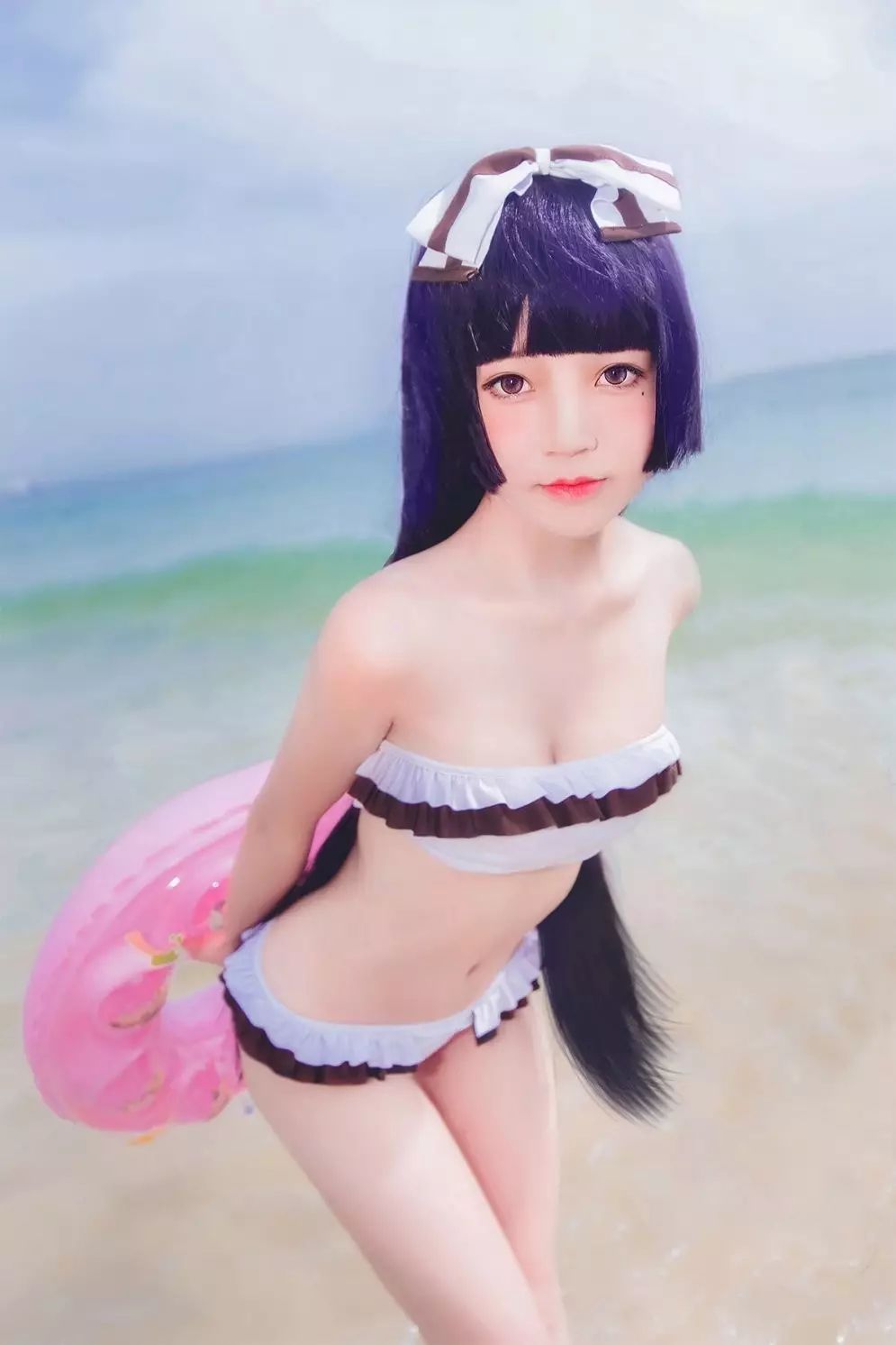 我的妹妹不可能那麼可愛裸足少女水著cosplay 動漫 第12張