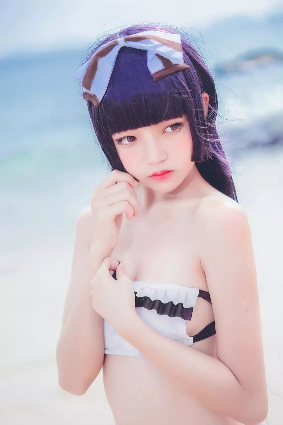 我的妹妹不可能那麼可愛裸足少女水著cosplay 動漫 第5張