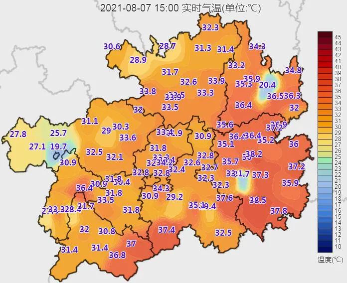 今日立秋明天夜间开启降雨模式贵州西部和北部局地有暴雨
