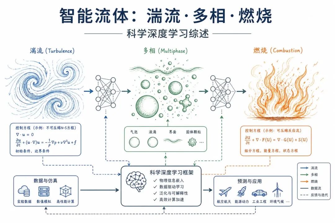 智能流体科学深度学习综述封面