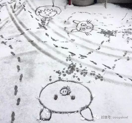 下雪就该这么发朋友圈!