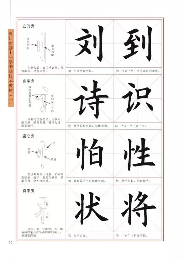 实用教材毛笔楷书入门教程