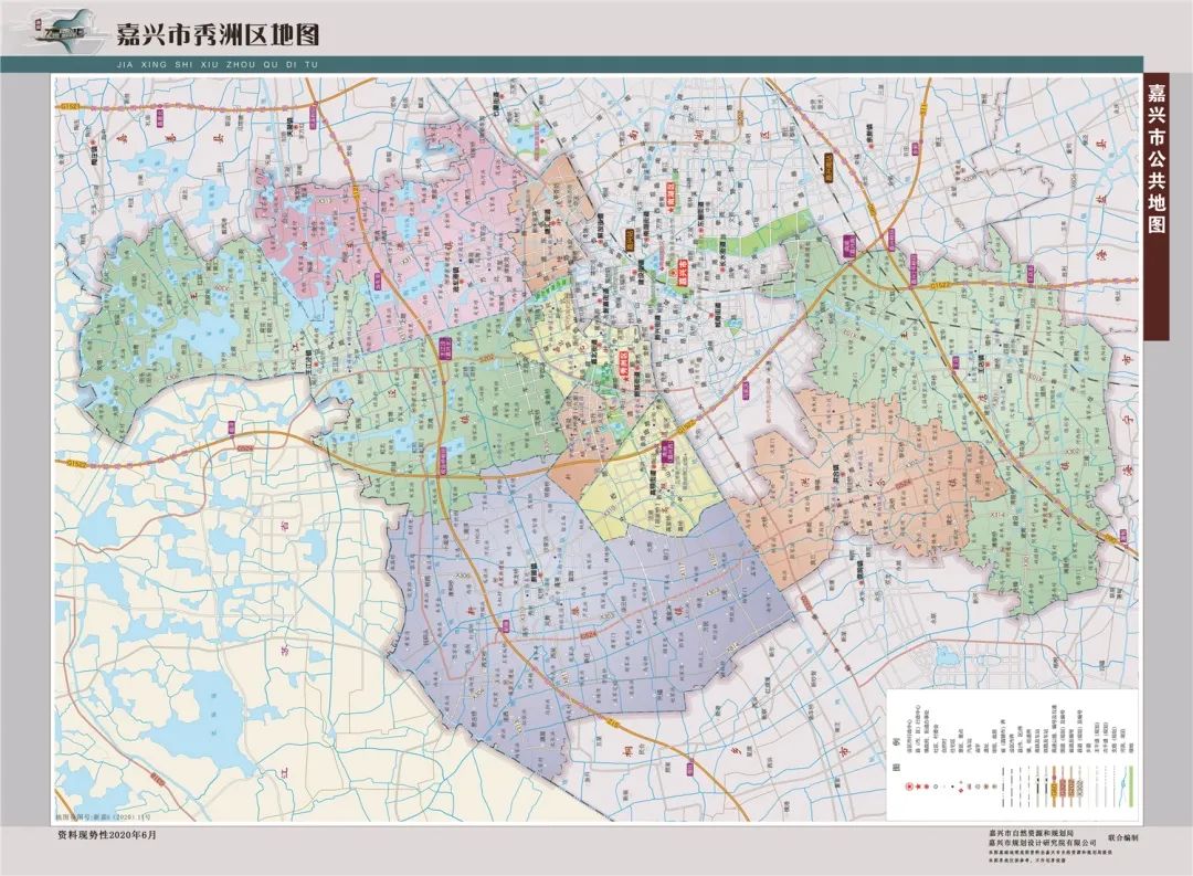 赶紧收藏嘉兴2020版标准地图出炉