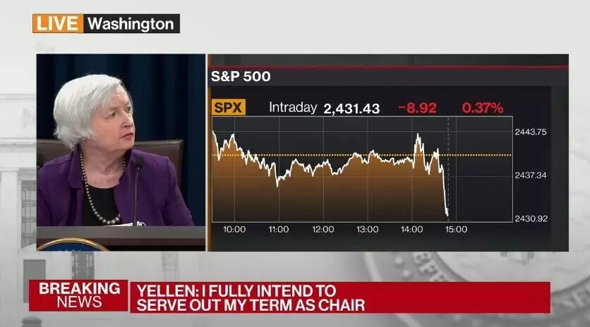 耶伦连抛2个炸弹！加息杀伤力最小 另外1个是重点