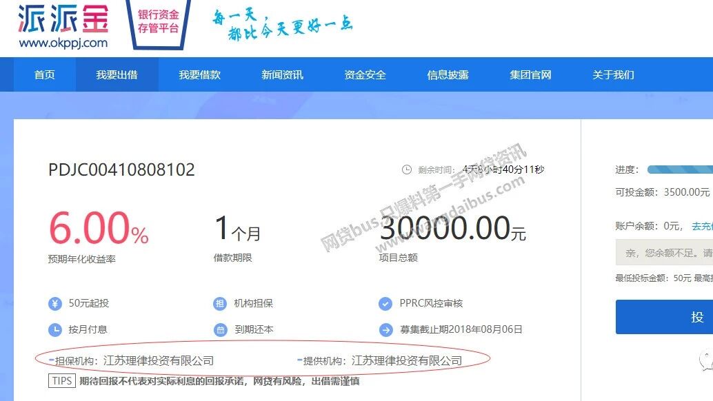 预警金钱桔理财 与多多理财同一股东 更与投融长富关系密切 猎神资讯 微信公众号文章阅读 Wemp