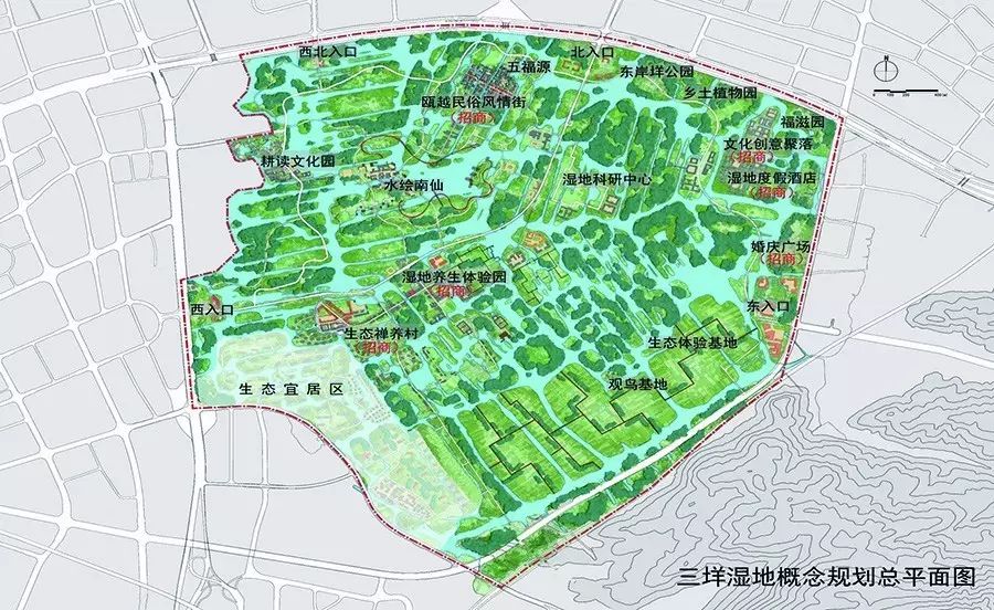 三垟城市湿地公园将按照政府主导的思路去建设,对湿地内部分经营性