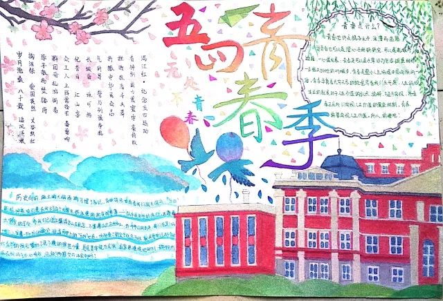 计算机与通信工程学院五四青年节手抄报大赛成功举办