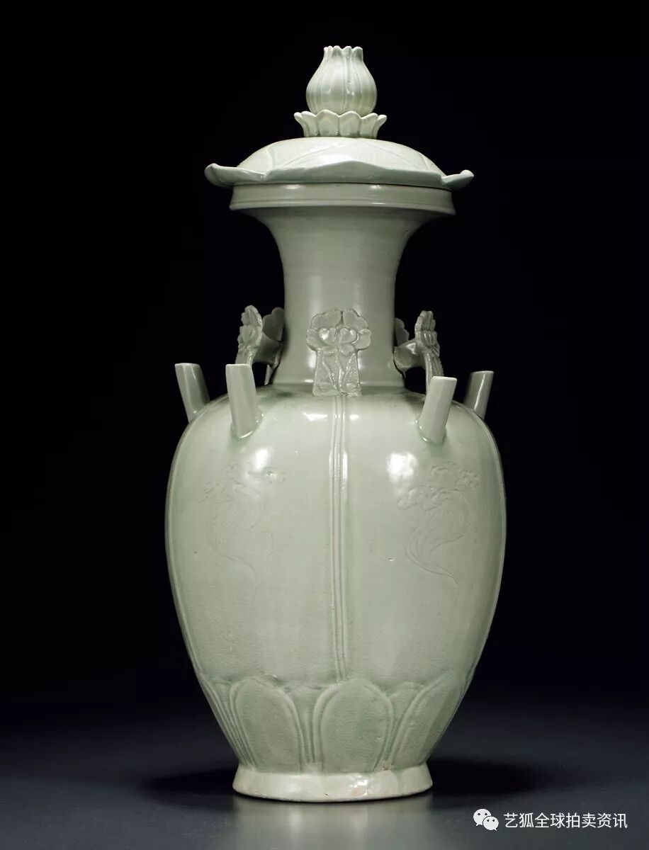 希少 中国 元代から明代（1368～1644）◆龍泉窯 仏塔・仏舎利塔 飛青磁 希少 中国 元代から明代（1368～1644）◇龍泉窯 仏塔・仏舎利塔 飛青磁