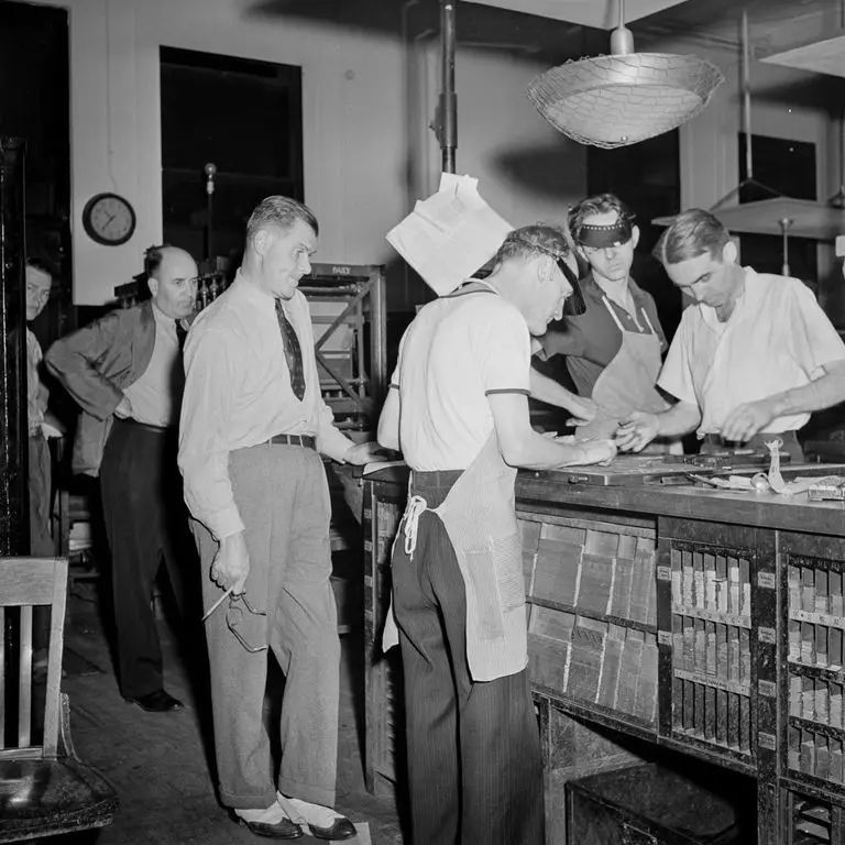 1942年，人们是如何手工制作一份《纽约时报》的？｜世界的美意 - 33