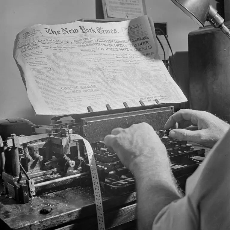 1942年，人们是如何手工制作一份《纽约时报》的？｜世界的美意 - 15